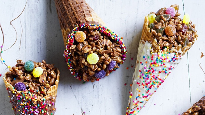 Crackle and Pop Cones