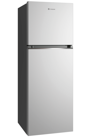 312L top freezer fridge - Arctic steel