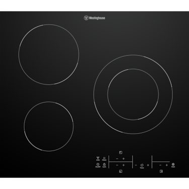 60cm 3 zone ceramic cooktop