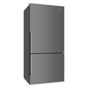 496L bottom freezer fridge - Dark stainless steel