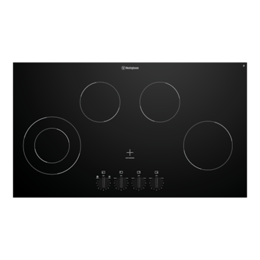 90cm 4 zone ceramic cooktop