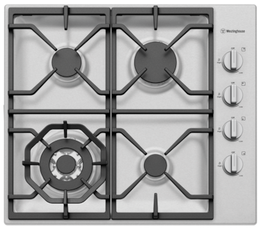 60cm 4 burner stainless steel gas cooktop