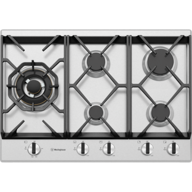 75cm 5 burner stainless steel gas cooktop