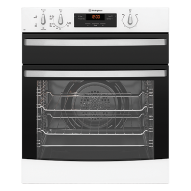 White multifunction oven separate grill