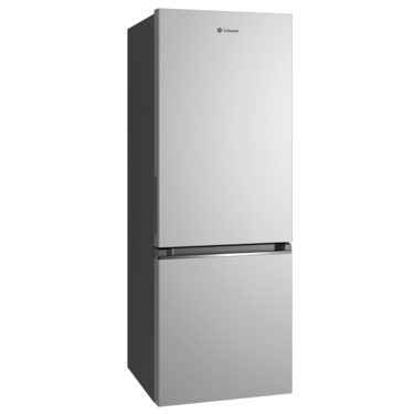 308L bottom freezer fridge - Arctic steel