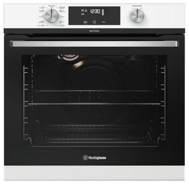 60cm multi-function 10 pyrolytic oven, white