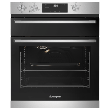 60cm multifunction 3 gas oven with separate grill, stainless steel