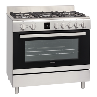 90cm freestanding electric oven and gas cooktop