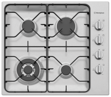 60cm 4 burner stainless steel gas cooktop