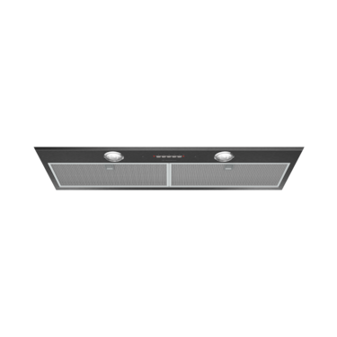 86cm integrated rangehood, dark stainless steel