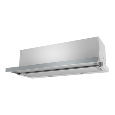 90cm slide-out rangehood, s/steel front