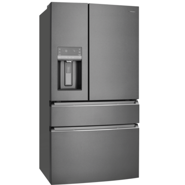 609L French door fridge - Dark stainless steel