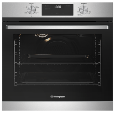 60cm multi-function 5 gas oven, stainless steel