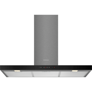 90cm Canopy rangehood, dark stainless steel