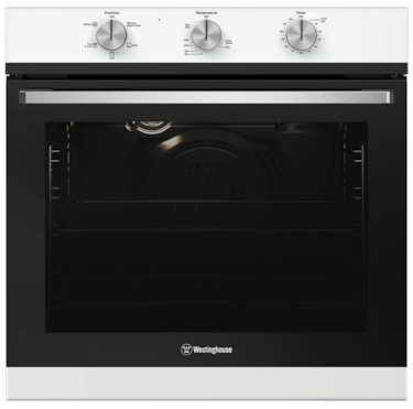 60cm multi-function 5 gas oven, white