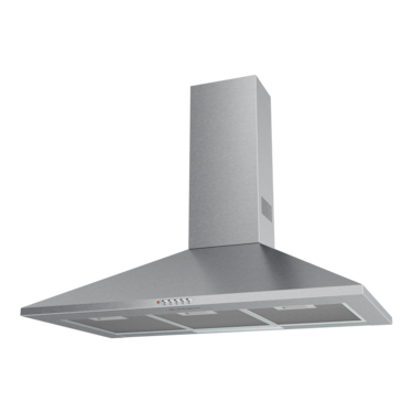 90cm canopy rangehood, stainless steel